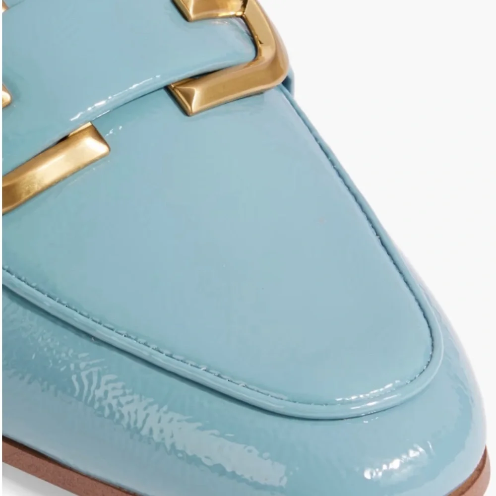 SAM EDELMAN Leonie Buckle Faux Patent Leather Loafers - Women’s Size 6 - New - Picture 10 of 10